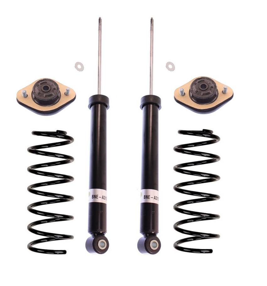 BMW Shock Absorber and Coil Spring Assembly - Rear (Standard Suspension) (B4 OE Replacement) 33531095736 - Bilstein 3817321KIT